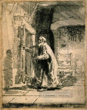  Rembrandt Pintura - La ceguera de Tobit SIL Rembrandt